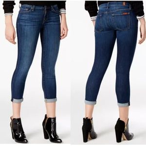 7 for all mankind The Skinny Crop & Roll Size 27